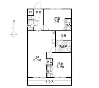 サラージュ【3階】の間取り