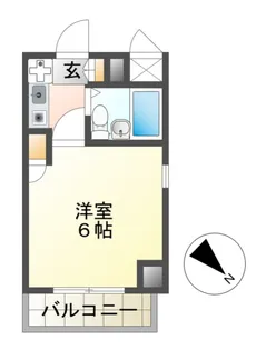 共立リライアンス八王子II【3階】の間取り