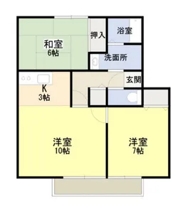 サンガーデン田中【2階】の間取り