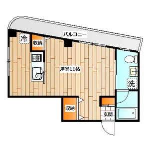 神奈川県横浜市神奈川区片倉5【マンション】の間取り
