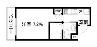 いろは梅小路【3階】の間取り