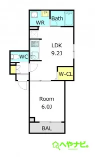 愛知県名古屋市千種区今池南【アパート】の間取り