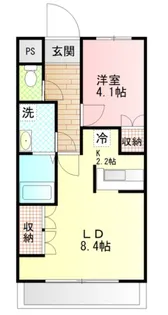 ヒールコート沢田【2階】の間取り
