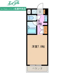 アトモスなばり【2階】の間取り