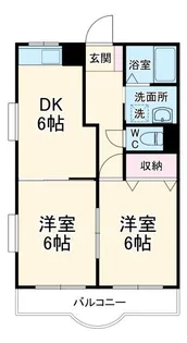 マンション清美【3階】の間取り