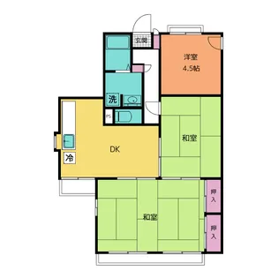 西之台ヴィレッジ【2階】の間取り