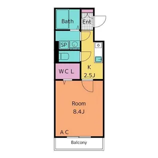 PARIS【3階】の間取り