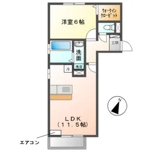ジークレフ【1階】の間取り