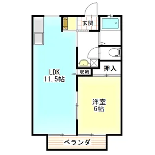 サンシティ ヨコスカ【2階】の間取り