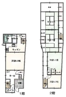 石川県金沢市菊川1【一戸建】の間取り