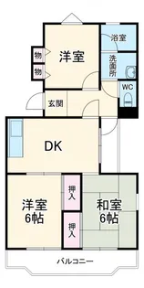 ベルハイムOKADA【2階】の間取り