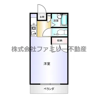 サンヒルズB【1階】の間取り
