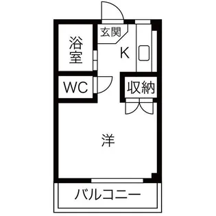 コーポ能勢【2階】の間取り