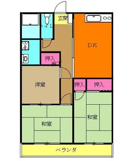 ひだまり【2階】の間取り