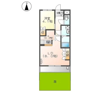 Wisteria Village【1階】の間取り
