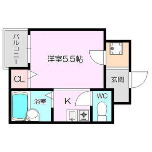 アークマンション【2階】の間取り
