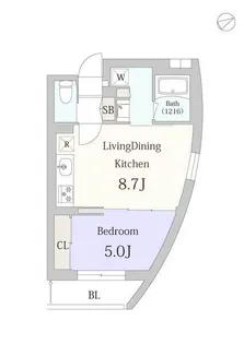GranDuo大井町2【1階】の間取り