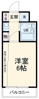 津田沼ダイカンプラザシティ【5階】の間取り