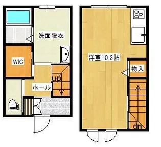 群馬県高崎市竜見町【アパート】の間取り