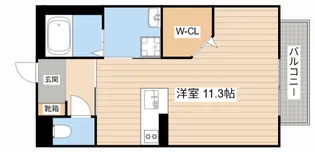 シャーメゾン フルール【2階】の間取り