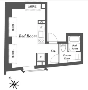 EXAM中目黒III【4階】の間取り