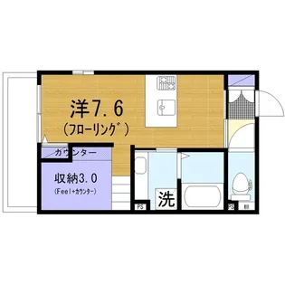 コティ桜ヶ丘【2階】の間取り