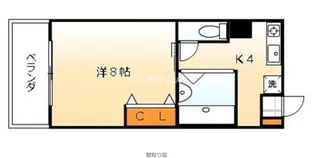 アネックス山城【4階】の間取り