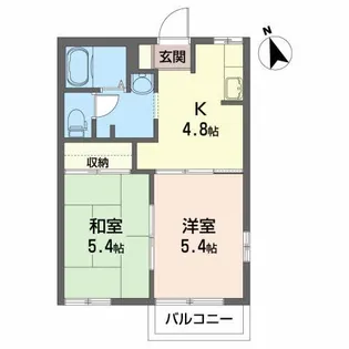 STハイツ【2階】の間取り