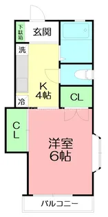 神奈川県小田原市蓮正寺【アパート】の間取り