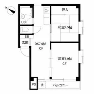 マーガレットハウス【2階】の間取り