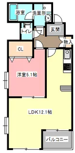 ◆Laurel Court田町【3階】の間取り