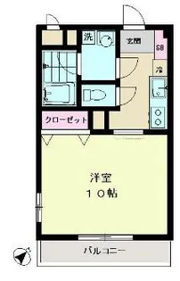 ベレトワール-女性限定-【1階】の間取り