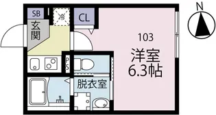 ラピス【1階】の間取り