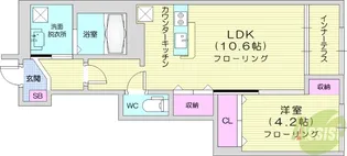 フォンテーナ【1階】の間取り