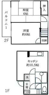 千葉県市川市広尾1【一戸建】の間取り