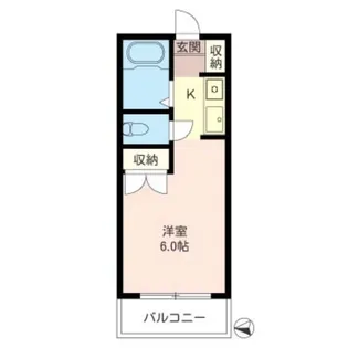 金子ハイム【1階】の間取り