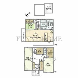 東京都杉並区和泉2【一戸建】の間取り