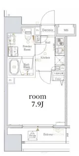 東京都文京区千駄木3【マンション】の間取り