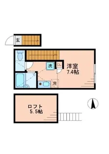 バーミープレイス西国分寺II【2階】の間取り