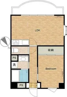 レピナールリサ【1階】の間取り