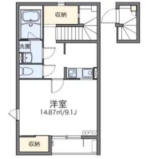 レオネクストドマーニ【2階】の間取り