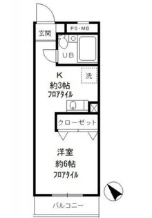 昭島コートエレガンスE棟【3階】の間取り