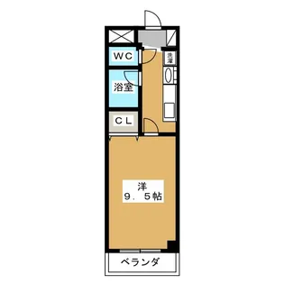 キャッスル北沢大宮【3階】の間取り