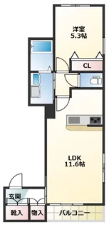 Advanced liFe府中【3階】の間取り
