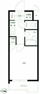 ルーブル五反田弐番館【8階】の間取り