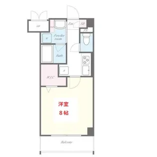 アスティ大森【1階】の間取り
