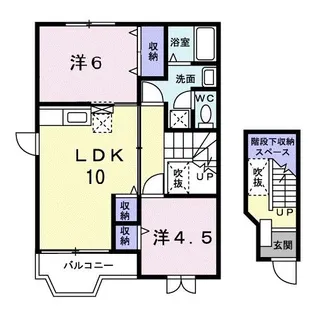 パークメゾン錦町II【2階】の間取り