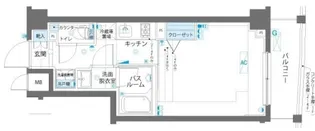 AELL蒲田南【3階】の間取り