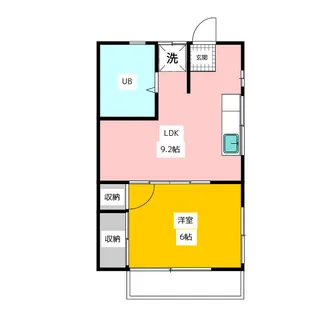 ヒルハイツモトマチ【2階】の間取り