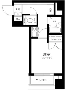 グランヴァン水天宮【9階】の間取り